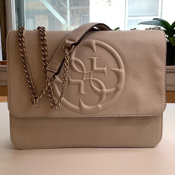 GUESS Bone Korry Crush Shoulder Bag Scandi Girl Style - Picture 2 of 14